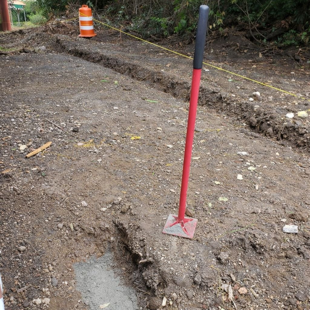 French drain and drainage trench installation in New Jersey