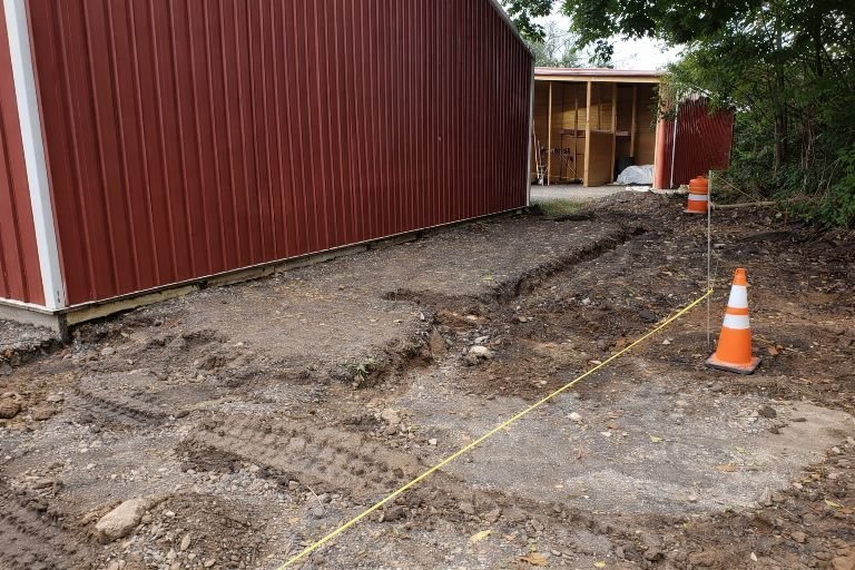 Site grading and building pad preparation for new construction in New Jersey